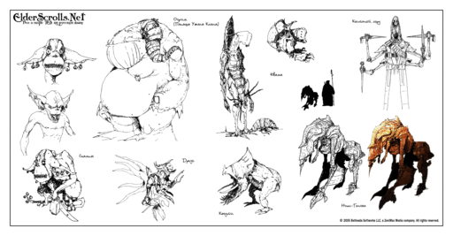 Elder Scrolls III: Morrowind, The - TES3 - Concept Art