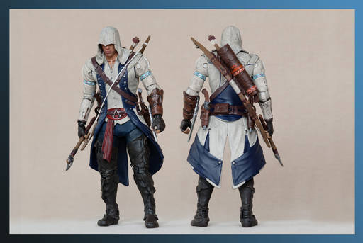 Assassin's Creed III - Фотообзор экшен-фигурок Коннора и Хэйтема Кенуэйя от McFarlane